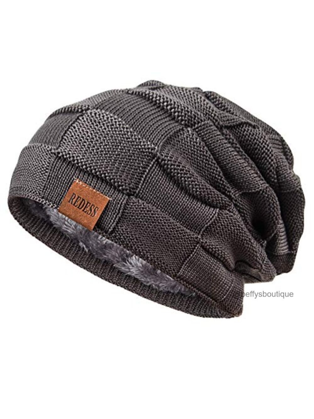 Knit Slouchy Beanie Hat Thick Skull Cap Winter Warm Wool